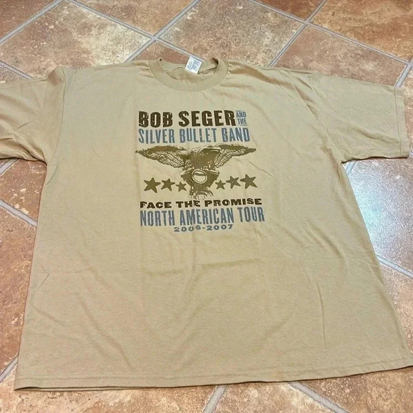 2006-2007 Bob Seger & the silver bullet band concert tour shirt 2XL short sleeve - Picture 3 of 7